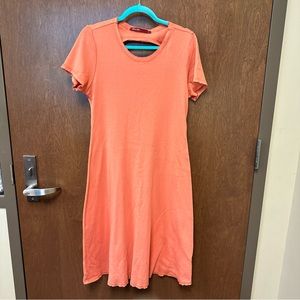 Barbara Lesser FIBERS tshirt dress - women’s medium- 100% cotton- made in USA